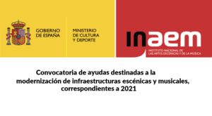 Modernización de infraestructuras escénicas y musicales