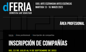 Inscripción de compañías para dFeria 2023