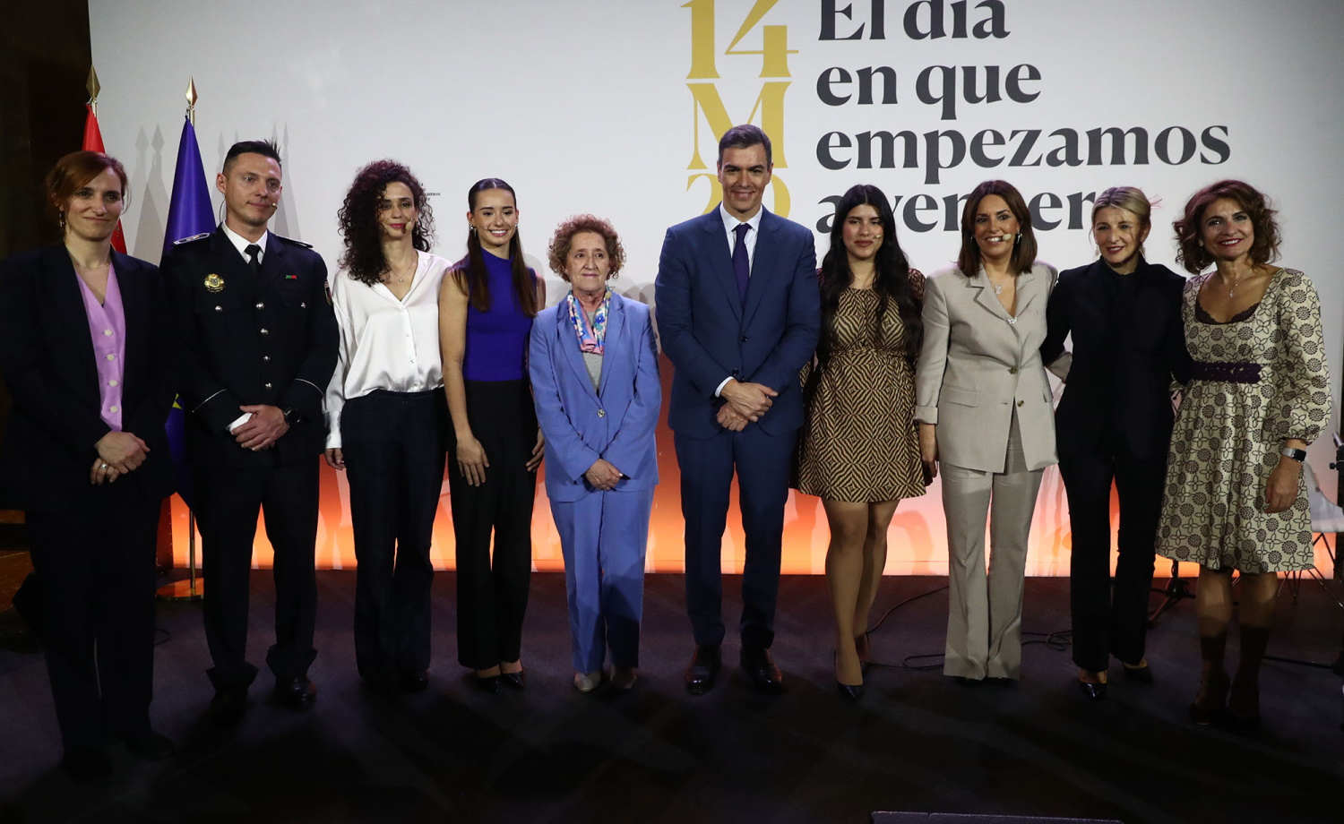 Isabel Vidal acude al acto «14M. El día en que empezamos a vencer»