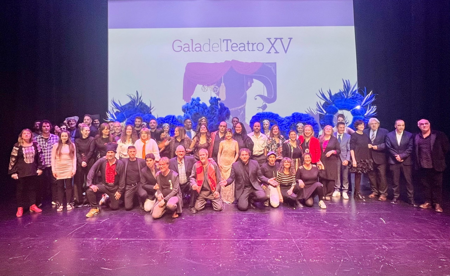 XV Gala del Teatro en el Teatro de Las Esquinas de Zaragoza