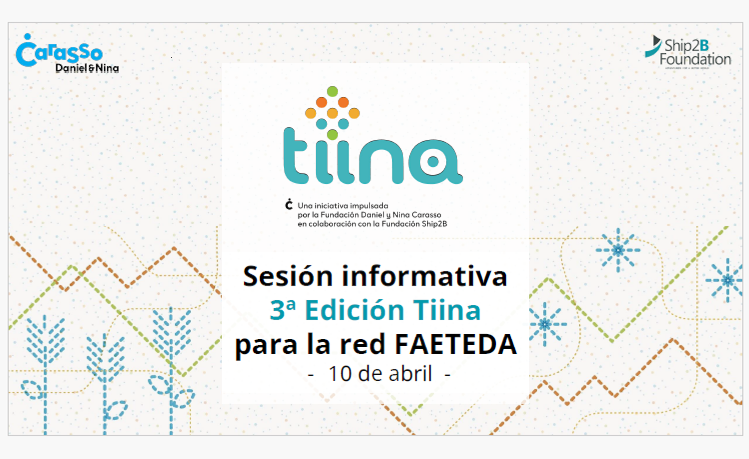 Webinar sobre la presentación del programa «TIINA»