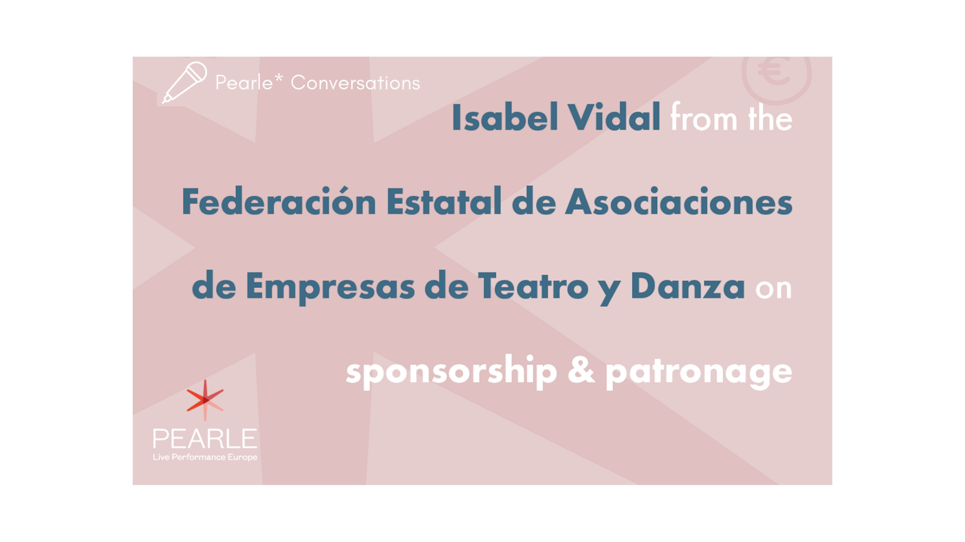 Isabel Vidal en Pearle: patrocinio y mecenazgo