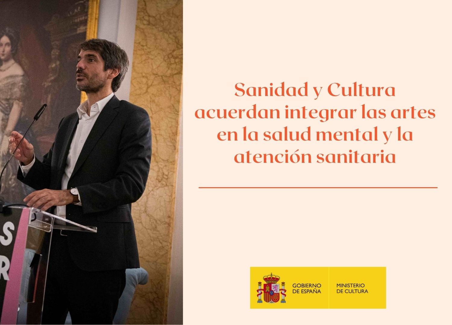 Cultura y Sanidad impulsan un acuerdo para integrar las artes en la promoción de la salud mental