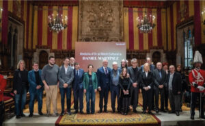 Daniel Martínez recibe la Medalla de Oro al Mérito Cultural del Ayuntamiento de Barcelona